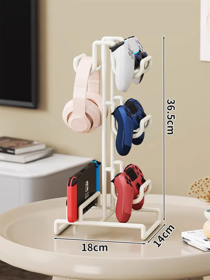 Metal Headphone Stand & Controller Holder for Desk