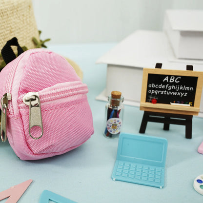 Mini Dollhouse School Supplies Set