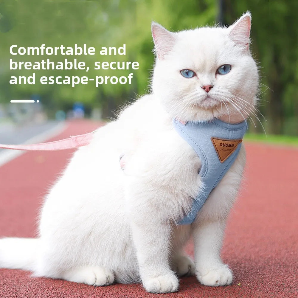 Escape Proof Cat Harness with Leash