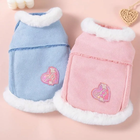 Winter Warm Fleece Pet Jacket for Dogs & Cats