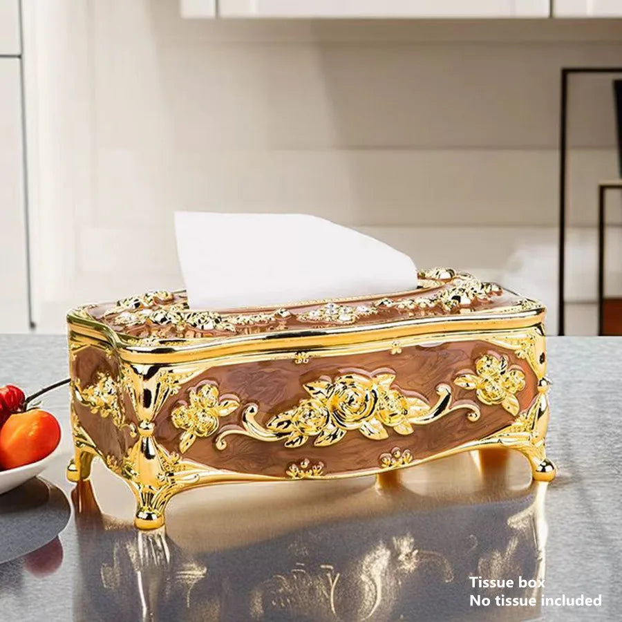 European Luxury Tissue Box Holder