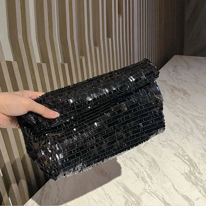 Women’s Sequin Envelope Clutch Bag