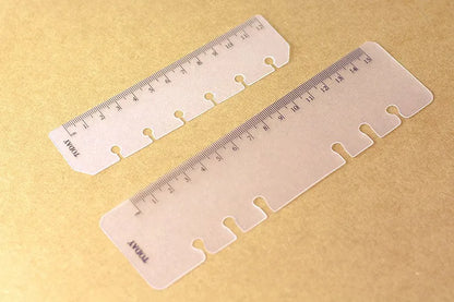 Frosted Planner Bookmark Ruler for A5, A6 & A7 Ring Binders