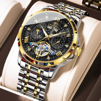 Men's Automatic Skeleton Mechanical Watch