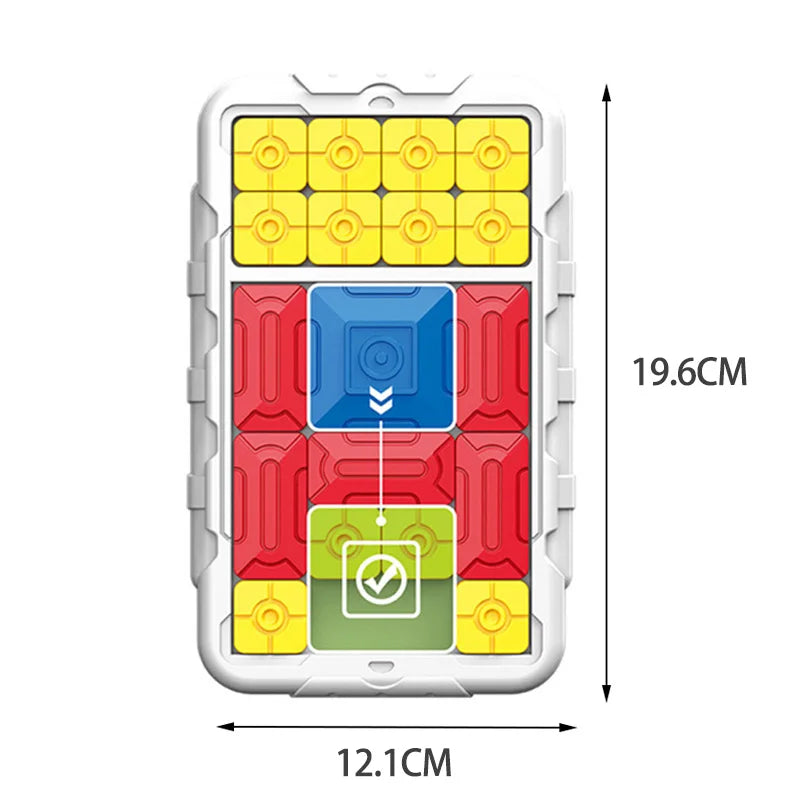 Huarong Road Sliding Block Brain Teaser Puzzle Game
