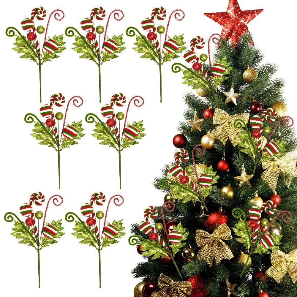 Sparkling Candy Twirl Christmas Ornament