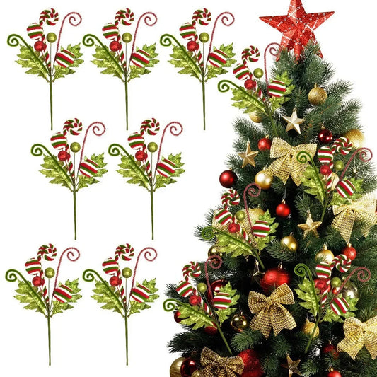 Sparkling Candy Twirl Christmas Ornament