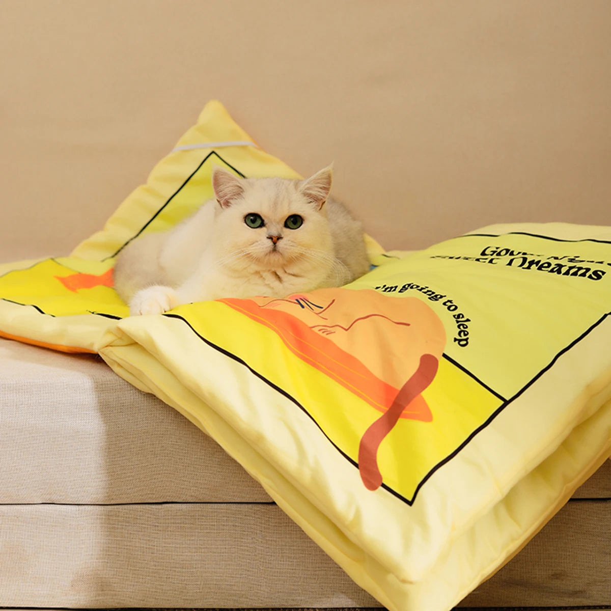 Book Style Foldable Pet Bed Mat