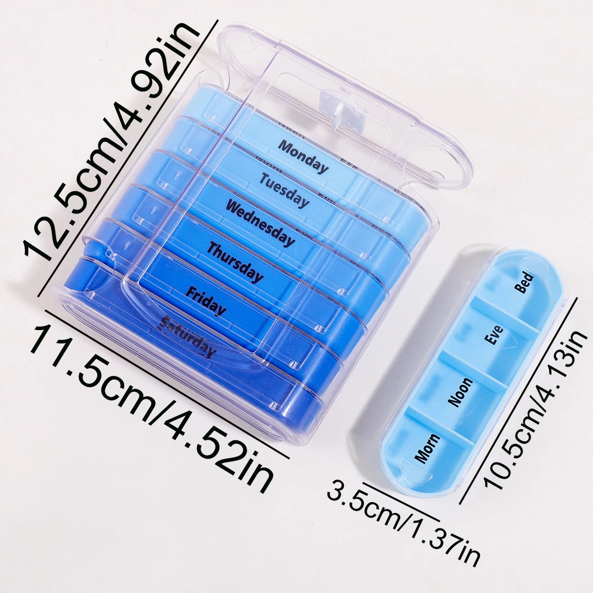 7-Day Weekly Pill Organiser Box