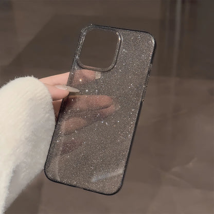 Glitter Clear iPhone Case