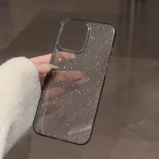 Glitter Clear iPhone Case