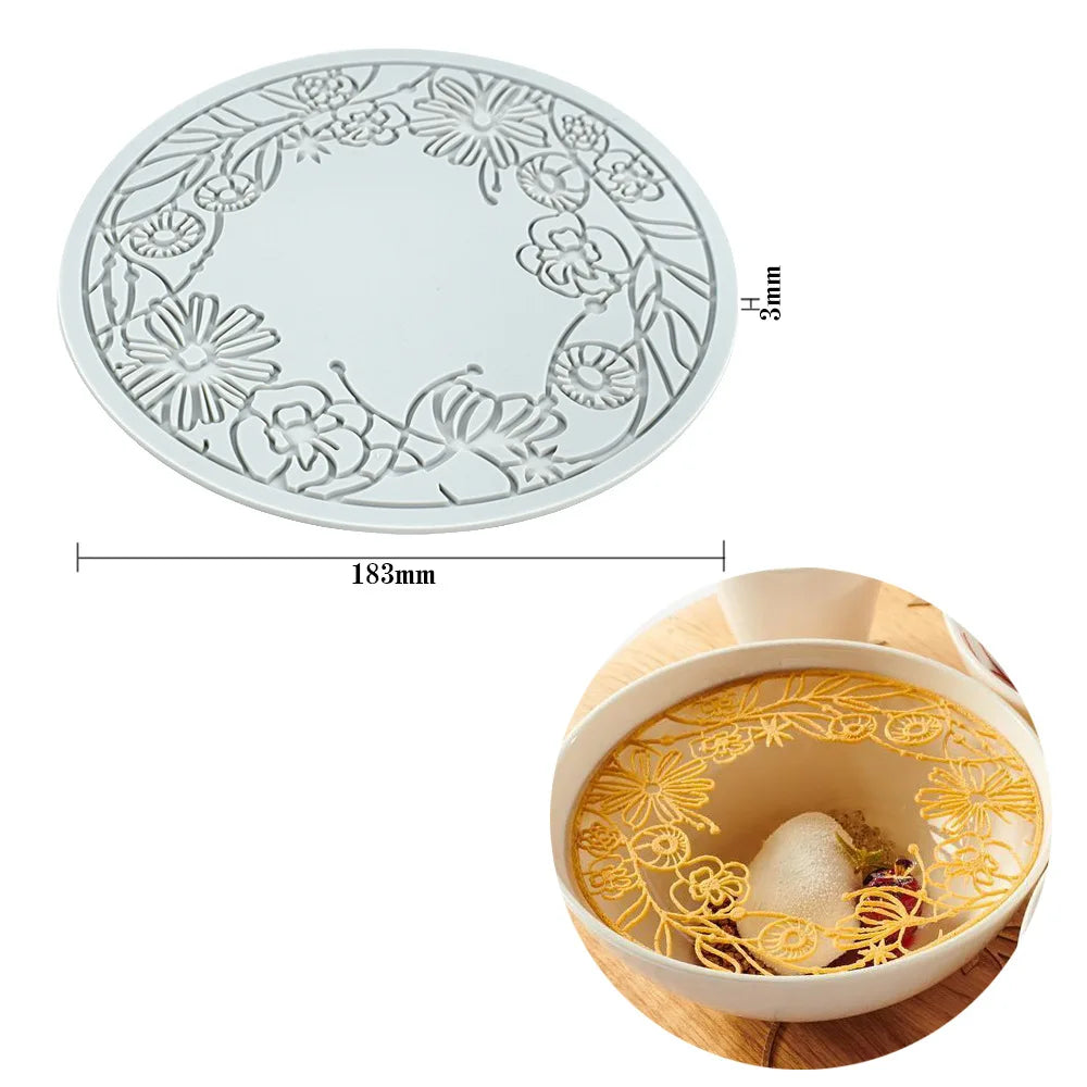 Silicone Lace Cake Decoration Mold