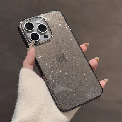 Glitter Clear iPhone Case