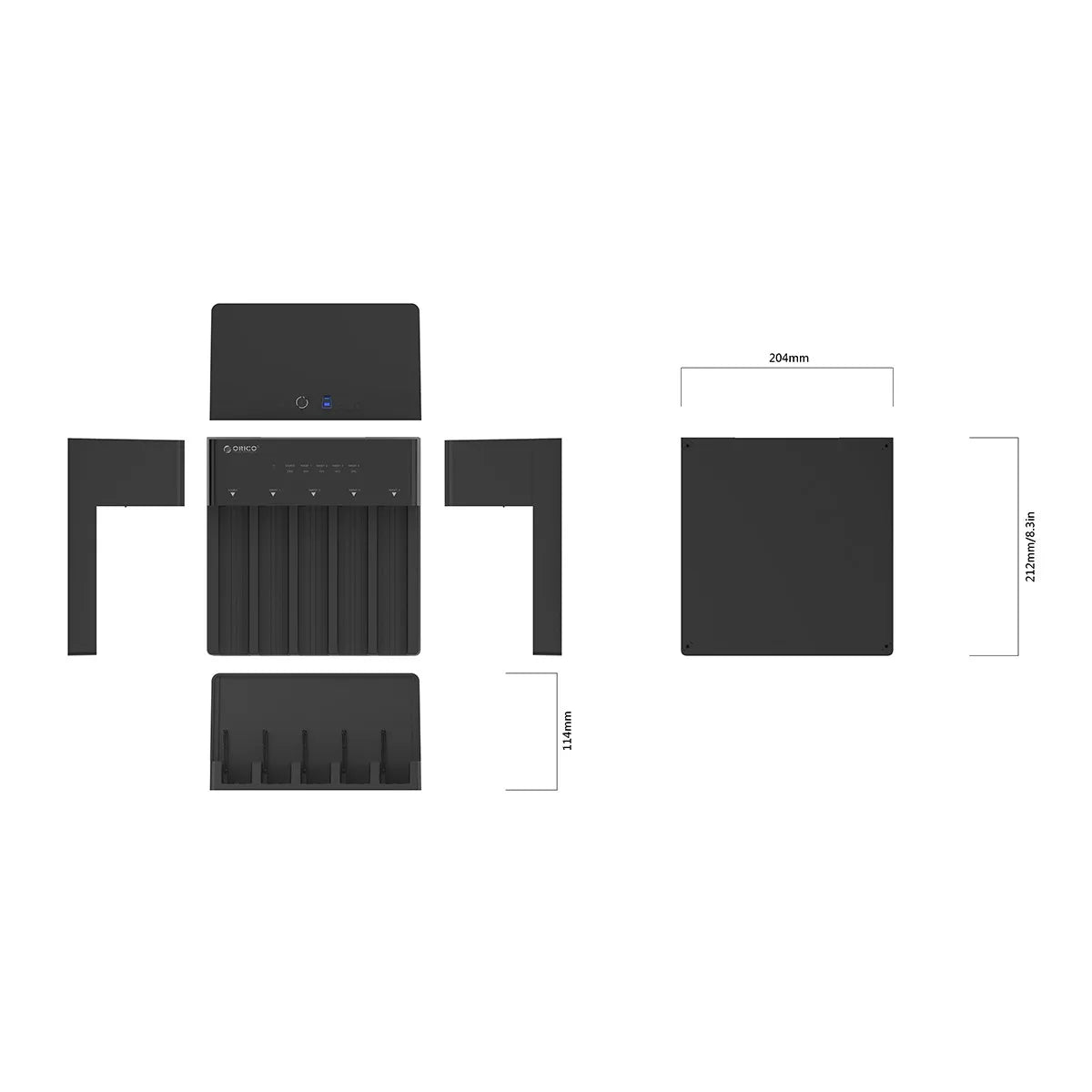 ORICO 5-Bay USB 3.0 HDD & SSD Docking Station