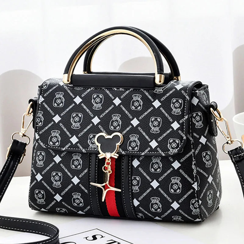 Women’s Structured PU Shoulder Bag