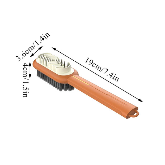 Long Handle Suede Shoe Cleaning Brush Set