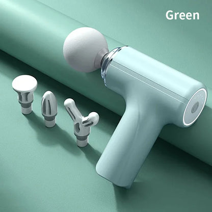 Portable AI Fascia Massage Gun with 4 Massage Heads