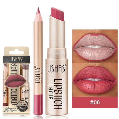 Matte Lipstick & Lip Liner Set