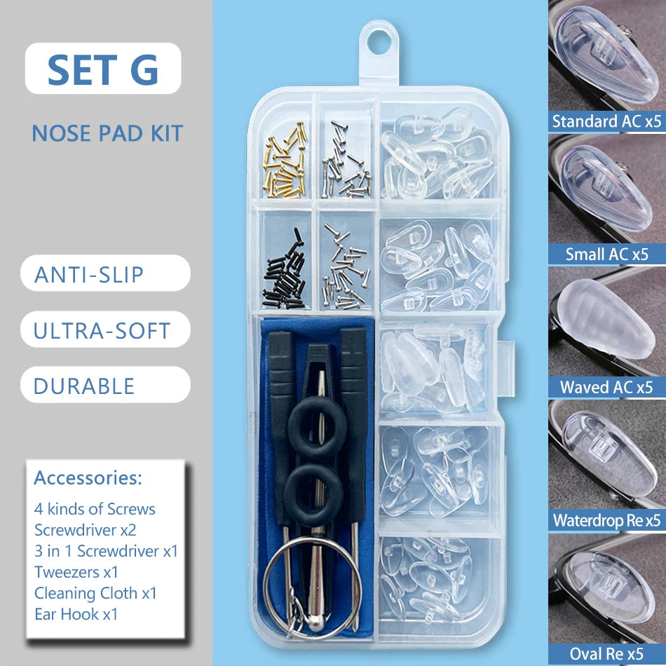 COLOUR_MAX  Silicone Nose Pads For Eyeglasses