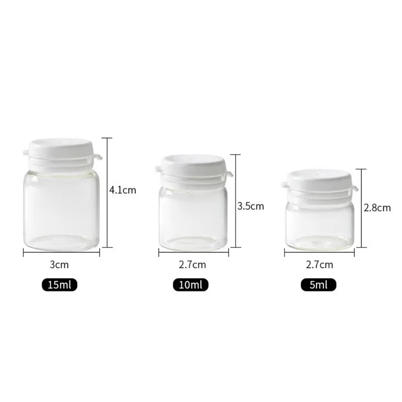 Travel Refillable Cream Containers with Lids