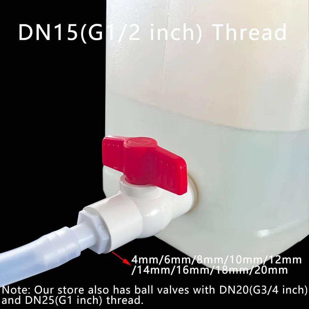 DN15 Water Tank Drain Valve with Hose Connector