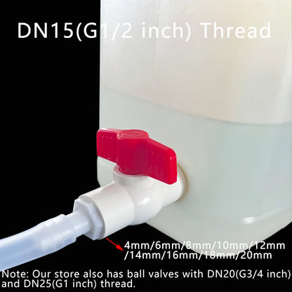 DN15 Water Tank Drain Valve with Hose Connector