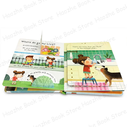 Usborne Lift-the-Flap What Are Germs? Children’s Educational Book