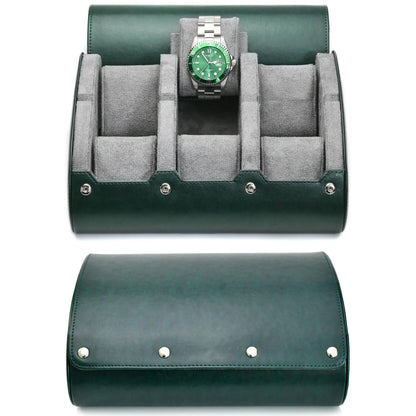6 Slot PU Leather Watch Travel Case Organizer