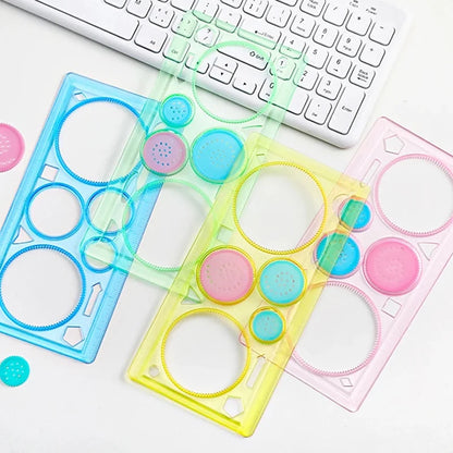 Creative Painting Multifunctional Geometry Ruler