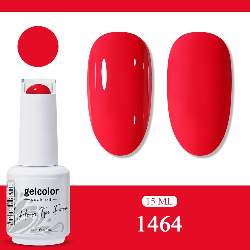 Arte Clavo Orange Gel Nail Polish