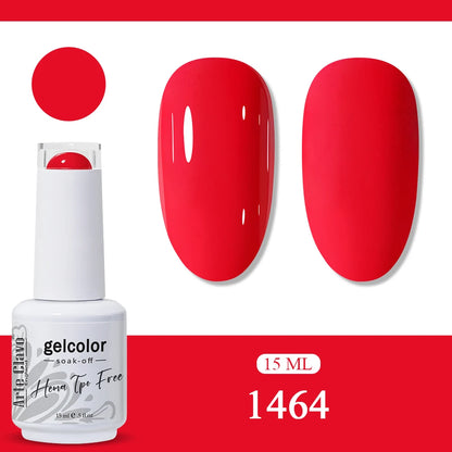 Arte Clavo Orange Gel Nail Polish