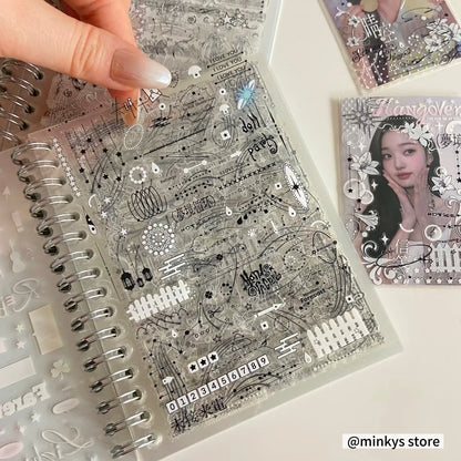 Kawaii K-Pop Sticker Book – 32 Decorative Sheets