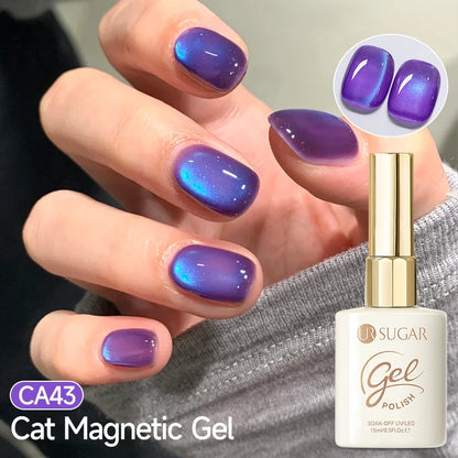 UR SUGAR 15ml White Cat Magnetic Gel Nail Polish