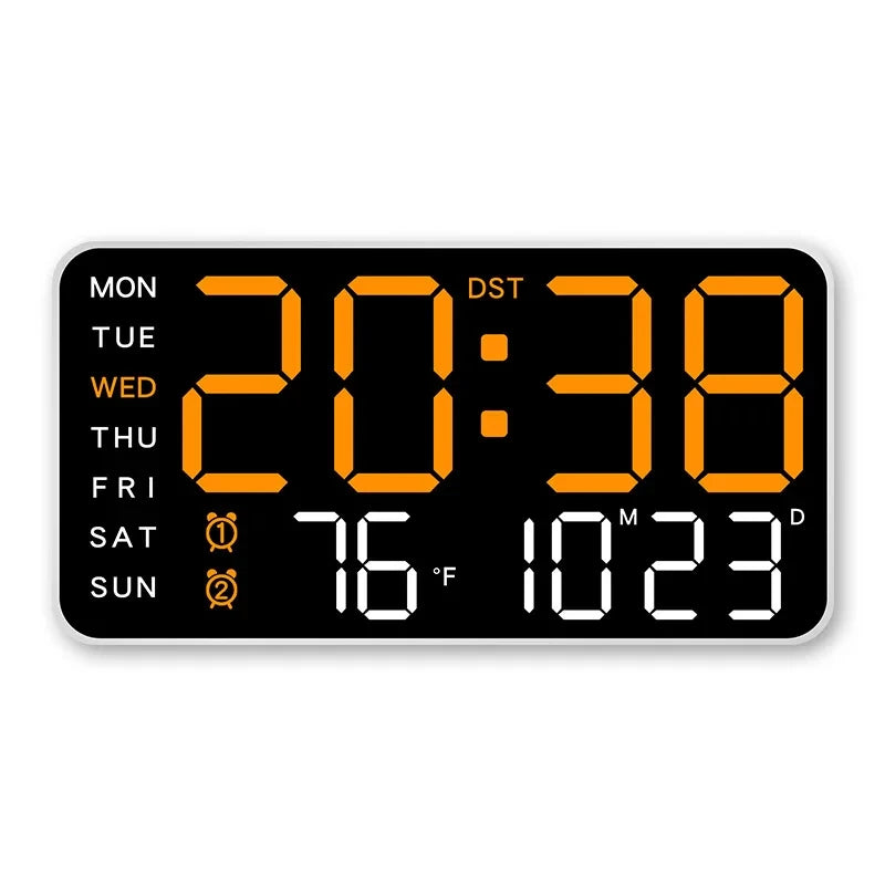 Large LED Digital Wall Clock