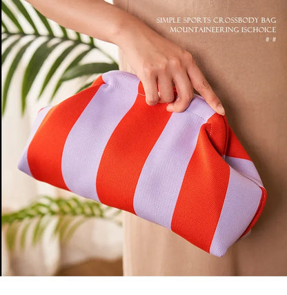 Summer Woven Crochet Beach Clutch Handbag