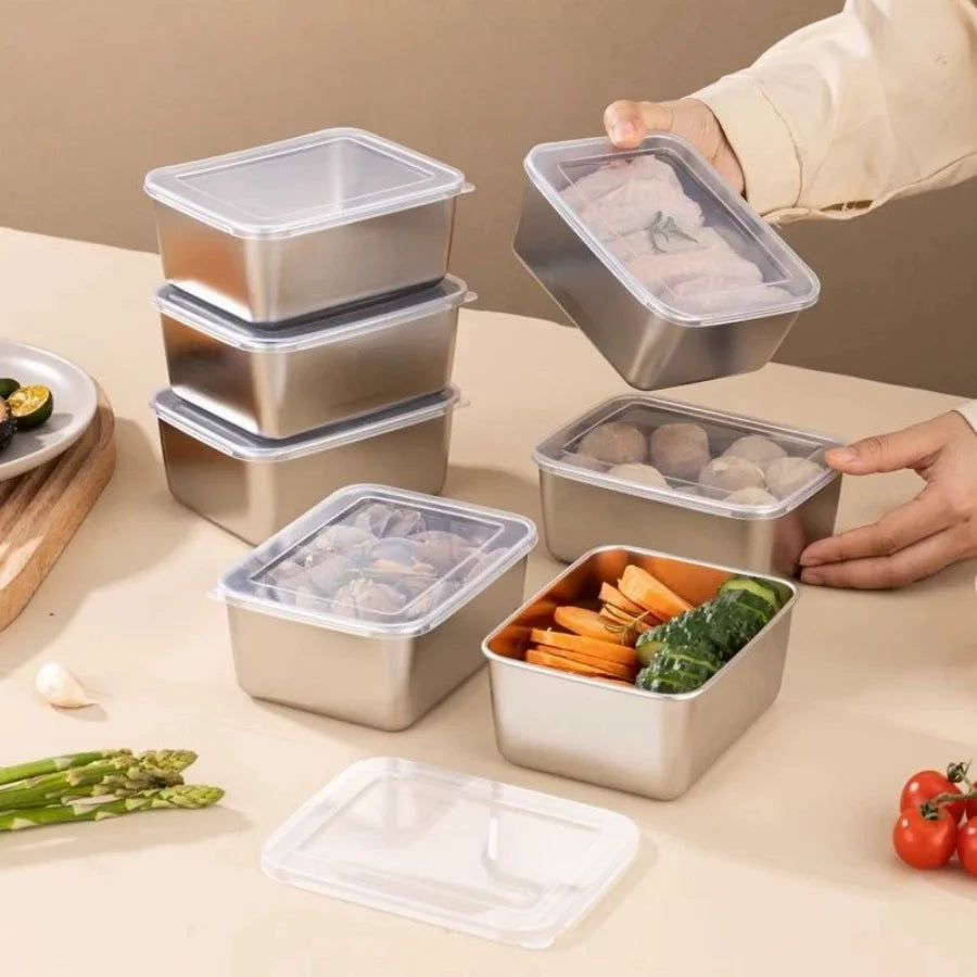 Stainless Steel Fresh-Keep Food Storage Container