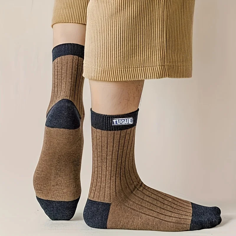 Men’s Breathable Mid-Calf Sports Socks 10 Pairs