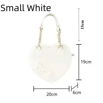 Heart-Shaped Lolita Crossbody Handbag