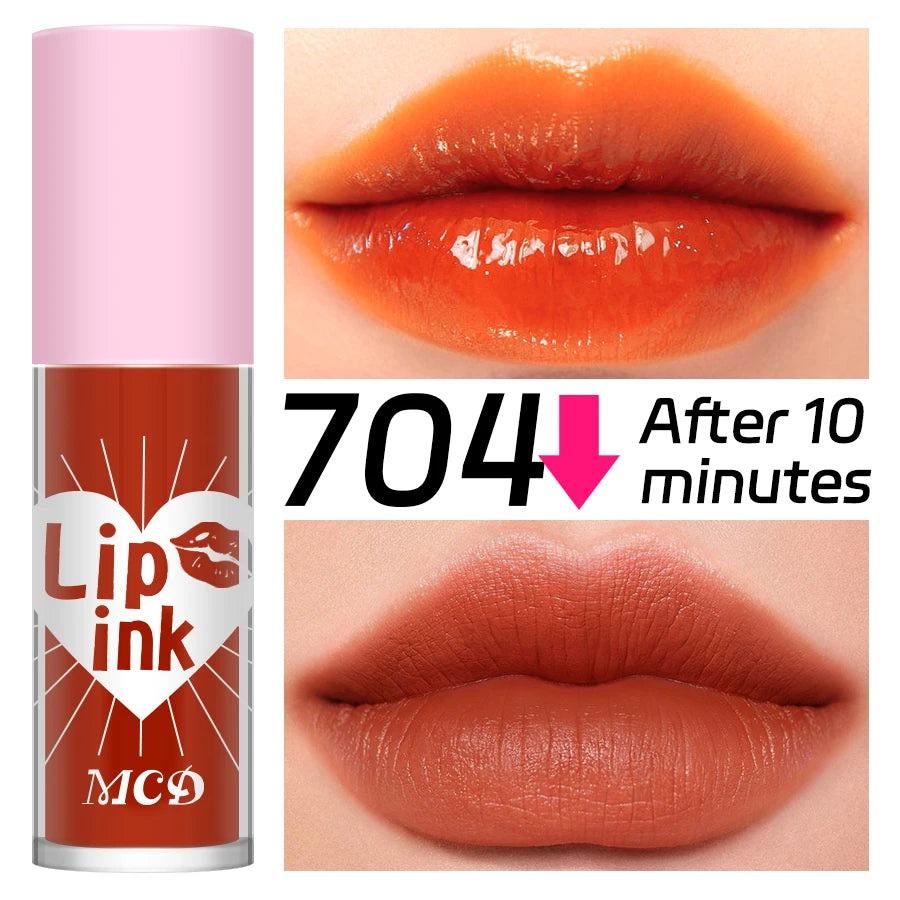 Long-Lasting Velvet Lip Gloss Stain – Plumping Liquid Lip Makeup