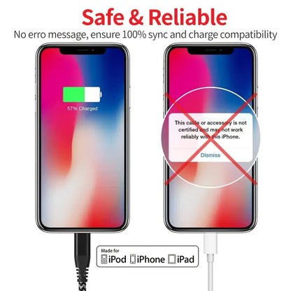 USB-C to Lightning Braided Fast Charging Cable