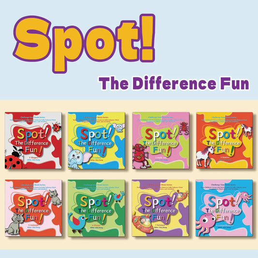 Spot the Difference Puzzle Books for Kids – 8 Book Set