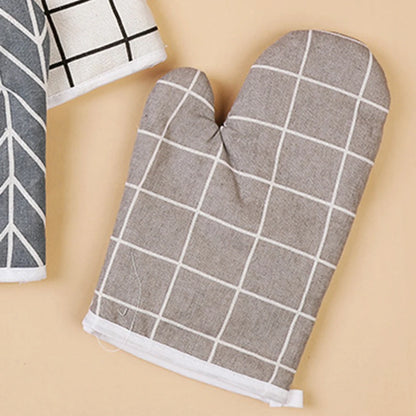 Insulated Kitchen Oven Mitts for Baking, Grilling & Cooking