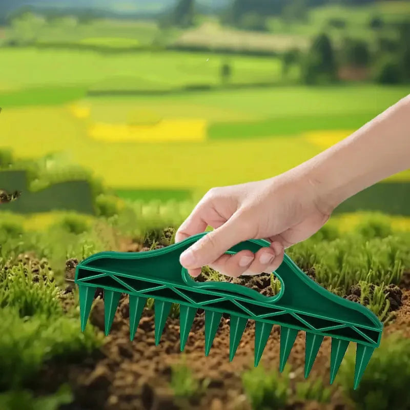 12-Hole Garden Seeder & Hand Dibbler Tool