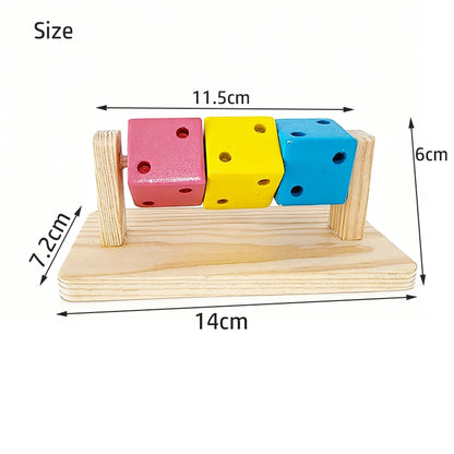 Wooden Hamster Magic Cube Chew Toy