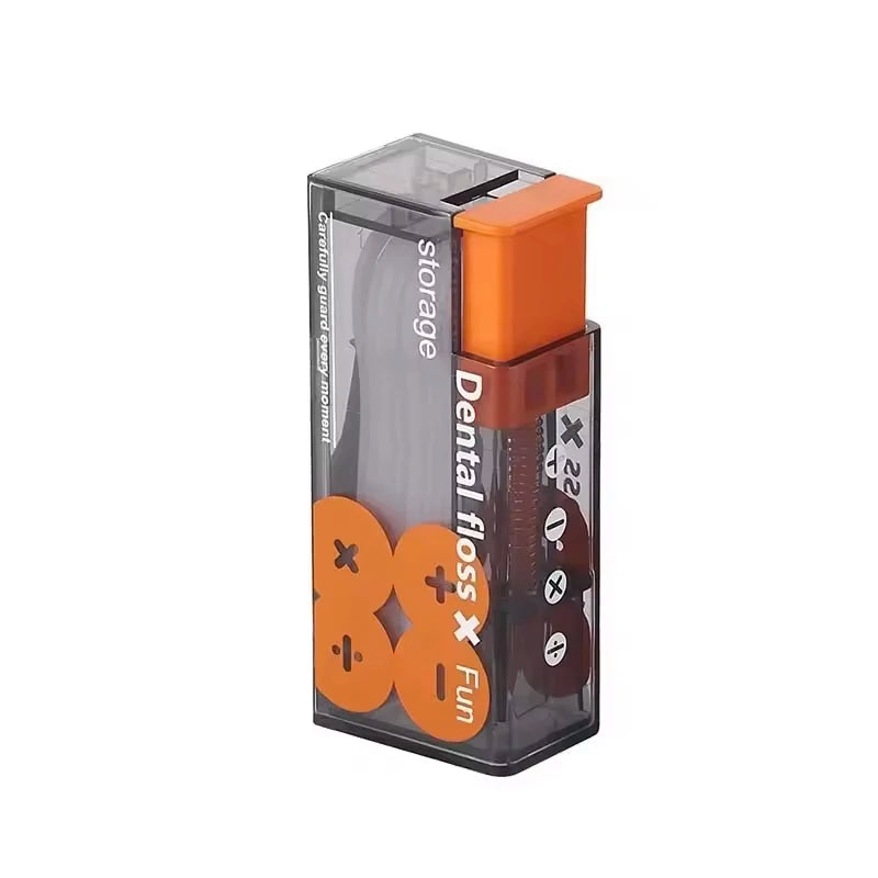 Portable Floss Dispenser with 10 Floss Picks