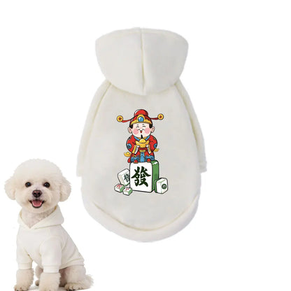 Pet Hooded Sweatshirt for Dogs & Cats