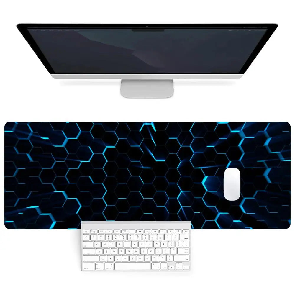 Hexagon Extended Desk Mat