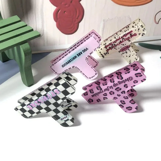 Retro Acrylic Binder Clip for Documents, Photos & Memos