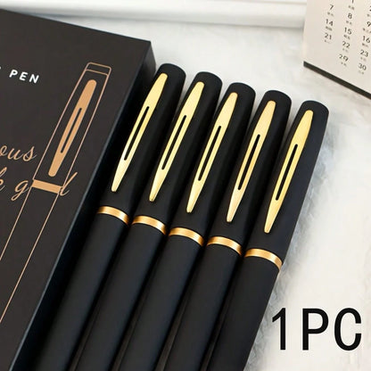 Black & Gold Gel Pens – 0.5mm Fine Tip
