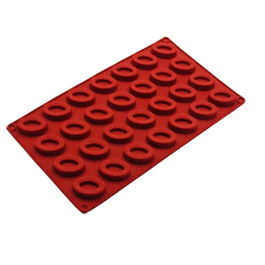 28 Hole Oval Silicone Cake Mold